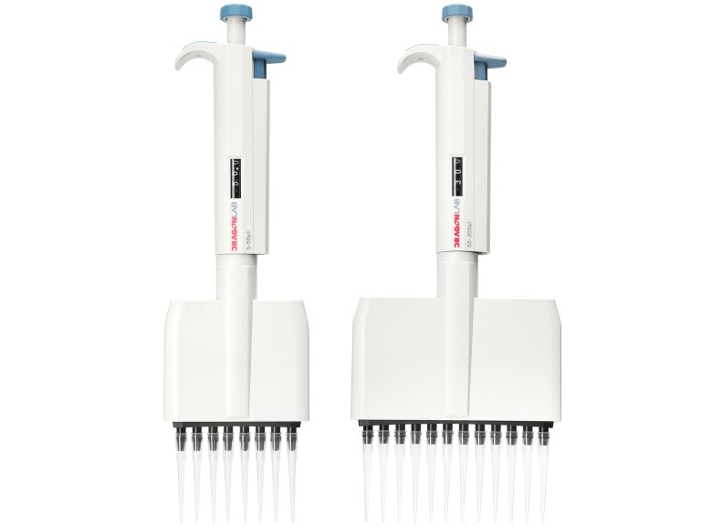 سمپلر متغیر 8 کاناله DLAB Toppette | 8-Channel Pipette